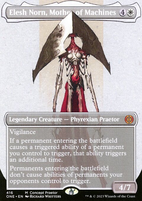 Elesh Norn, Mother of Machines (Borderless Concept Praetors) [Phyrexia: All Will Be One]