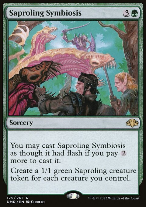 Saproling Symbiosis [Dominaria Remastered]