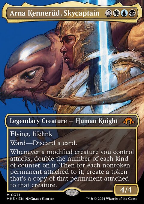 Arna Kennerud, Skycaptain (Borderless) [Modern Horizons 3]