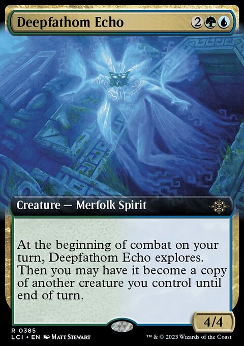Deepfathom Echo (Extended Art) [The Lost Caverns of Ixalan]