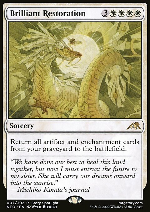 Brilliant Restoration [Kamigawa: Neon Dynasty]