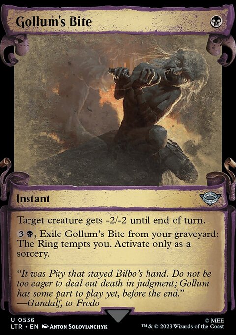 Gollum's Bite [The Lord of the Rings: Tales of Middle-Earth Showcase Scrolls]