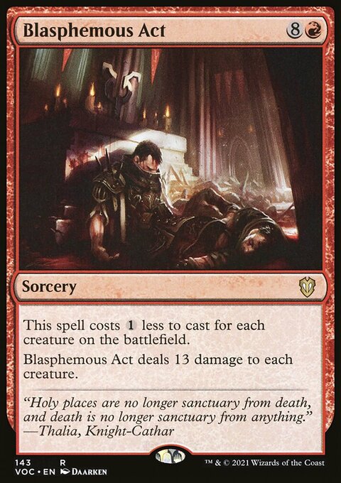 Blasphemous Act [Innistrad: Crimson Vow Commander]