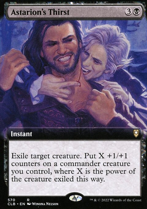 Astarion's Thirst (Extended Art) [Commander Legends: Battle for Baldur's Gate]