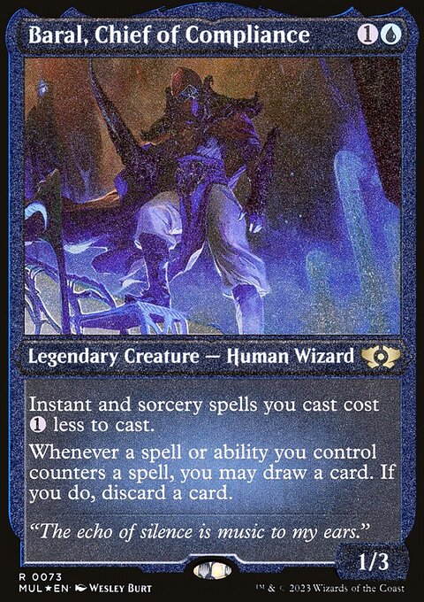 Baral, Chief of Compliance (Foil Etched) [Multiverse Legends]