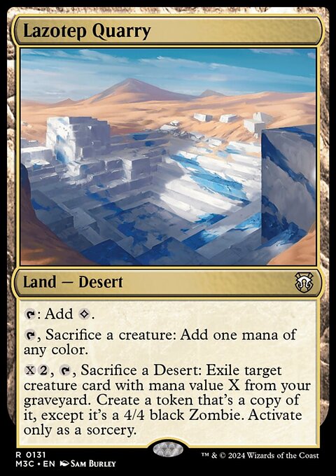 Lazotep Quarry [Modern Horizons 3 Commander]