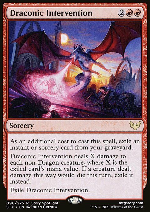 Draconic Intervention [Strixhaven: School of Mages]