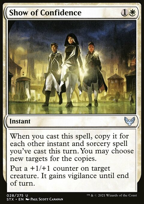Show of Confidence [Strixhaven: School of Mages]