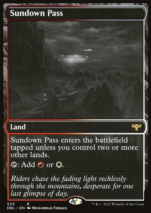 Sundown Pass [Innistrad: Double Feature]