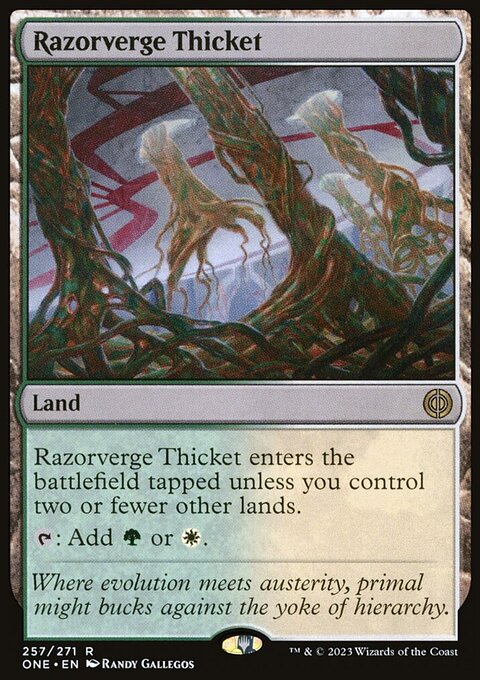 Razorverge Thicket [Phyrexia: All Will Be One]