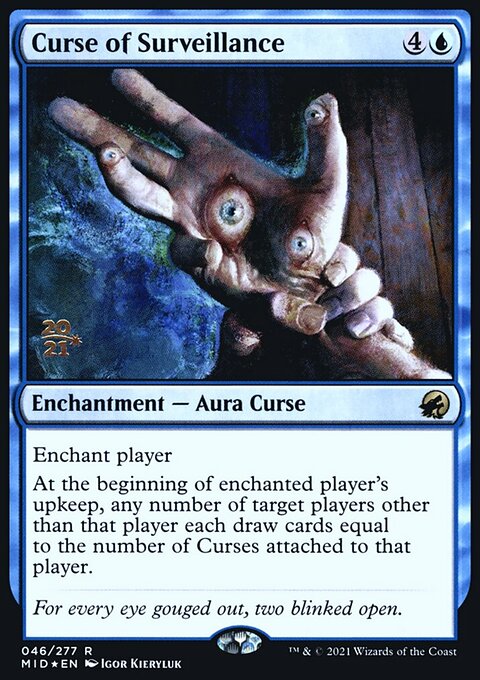 Curse of Surveillance [Innistrad: Midnight Hunt Prerelease Promos]