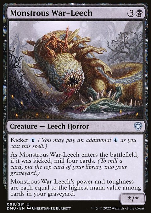 Monstrous War-Leech [Dominaria United]