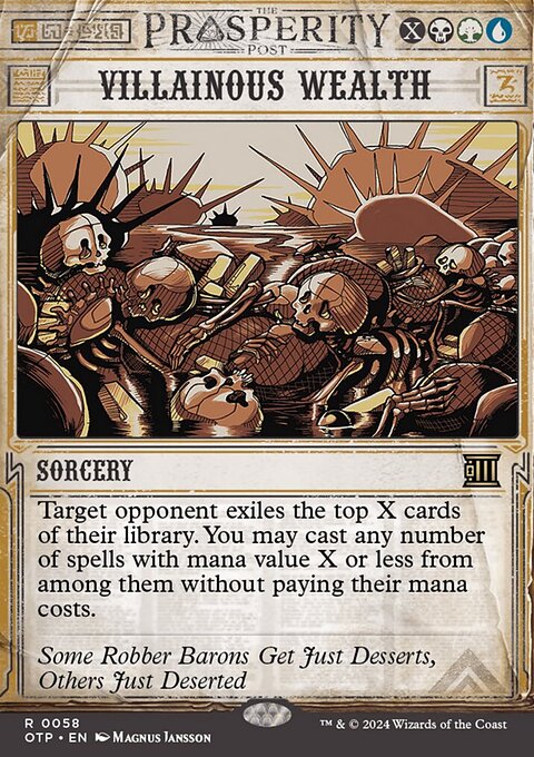 Villainous Wealth [Outlaws of Thunder Junction: Breaking News]