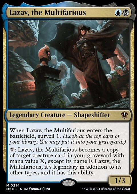 Lazav, the Multifarious [Murders at Karlov Manor Commander]