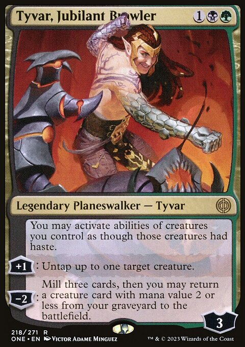 Tyvar, Jubilant Brawler [Phyrexia: All Will Be One]