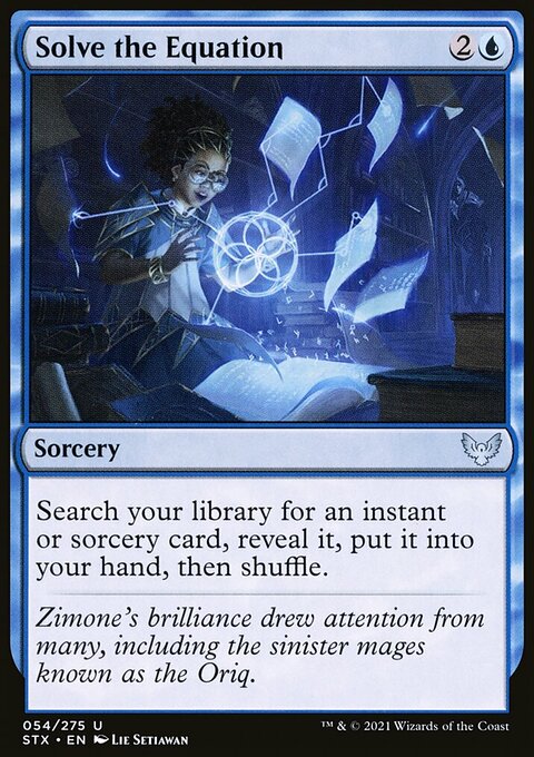 Solve the Equation [Strixhaven: School of Mages]