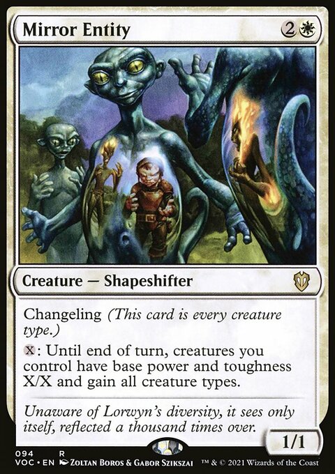 Mirror Entity [Innistrad: Crimson Vow Commander]
