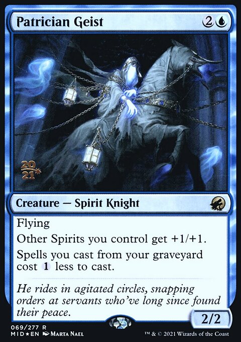 Patrician Geist [Innistrad: Midnight Hunt Prerelease Promos]