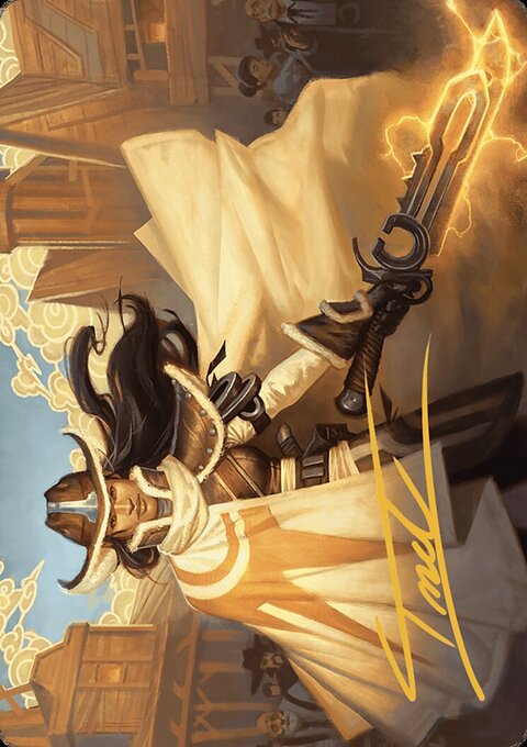 Omenport Vigilante Art Card [Outlaws of Thunder Junction Art Series]