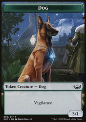Devil // Dog Double-Sided Token [Streets of New Capenna Tokens]