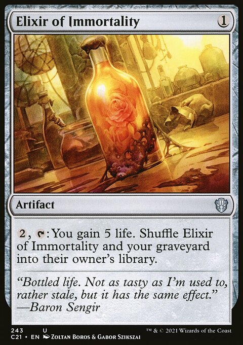 Elixir of Immortality [Commander 2021]