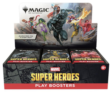 Marvel Super Heroes - Play Booster Display PRE-ORDER 19/06/26 - LOCAL PICK UP ONLY
