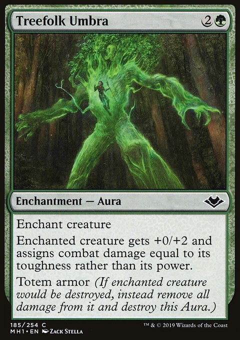 Treefolk Umbra [Modern Horizons]