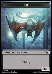 Thopter (0020) // Bat Double-Sided Token [Murders at Karlov Manor Tokens]