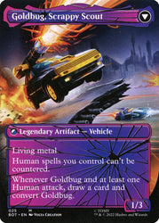 Goldbug, Humanity's Ally // Goldbug, Scrappy Scout (Shattered Glass) [Transformers]
