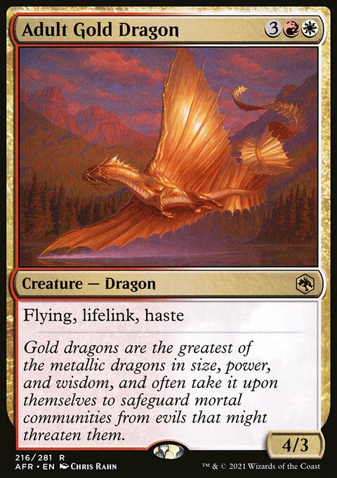 Adult Gold Dragon [Dungeons & Dragons: Adventures in the Forgotten Realms]