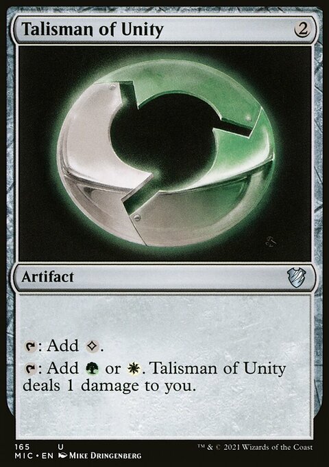 Talisman of Unity [Innistrad: Midnight Hunt Commander]