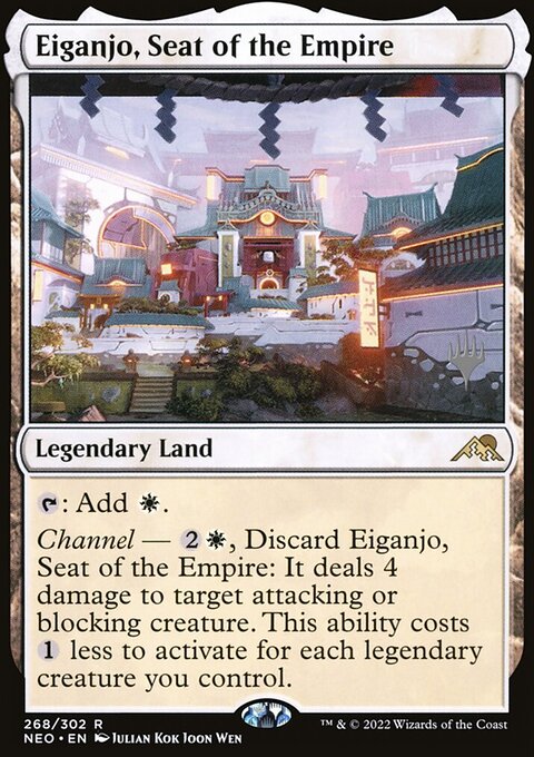 Eiganjo, Seat of the Empire (Promo Pack) [Kamigawa: Neon Dynasty Promos]