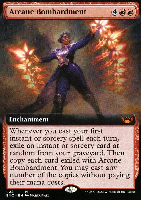 Arcane Bombardment (Extended Art) [Streets of New Capenna]