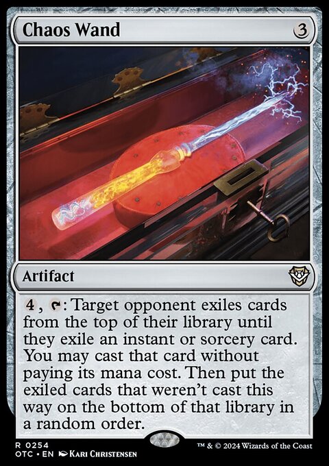 Chaos Wand [Outlaws of Thunder Junction Commander]