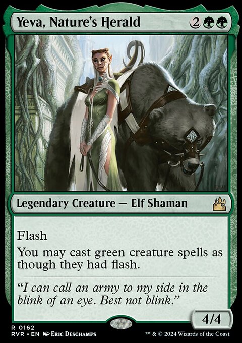 Yeva, Nature's Herald [Ravnica Remastered]