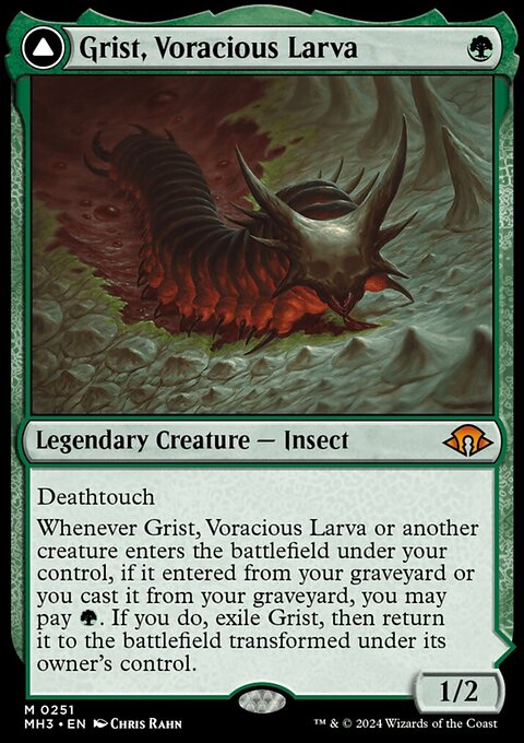Grist, Voracious Larva // Grist, the Plague Swarm [Modern Horizons 3]