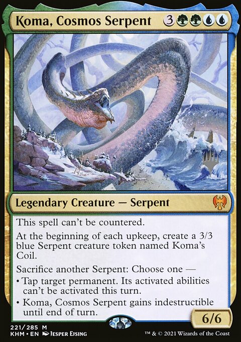 Koma, Cosmos Serpent (Promo Pack) [Kaldheim Promos]