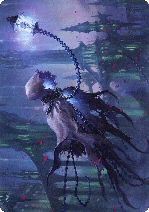 Wanderlight Spirit Art Card [Innistrad: Crimson Vow Art Series]