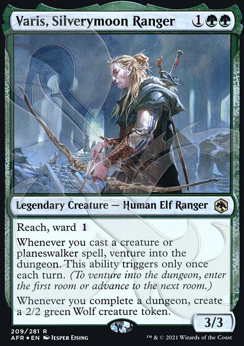 Varis, Silverymoon Ranger (Ampersand Promo) [Dungeons & Dragons: Adventures in the Forgotten Realms Promos]