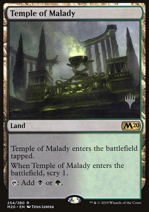 Temple of Malady [Core Set 2020 Prerelease Promos]