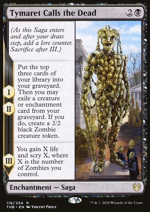 Tymaret Calls the Dead [Theros Beyond Death Prerelease Promos]