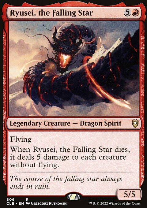 Ryusei, the Falling Star [Commander Legends: Battle for Baldur's Gate]