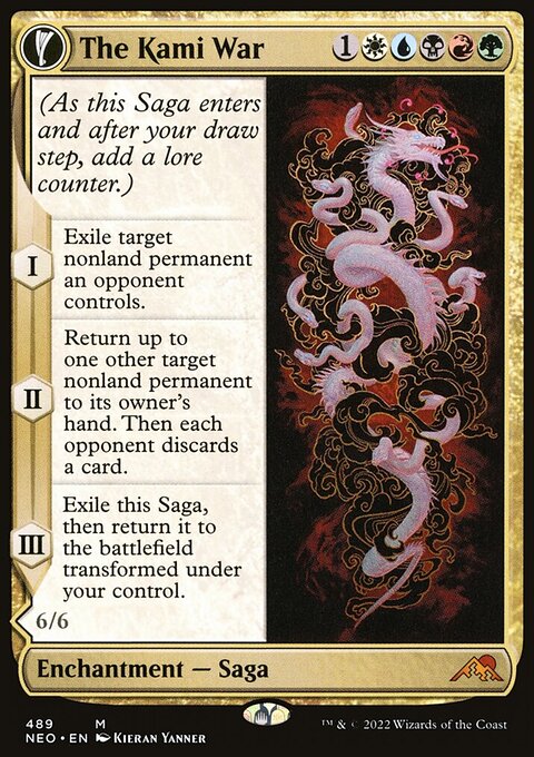 The Kami War // O-Kagachi Made Manifest (Extended Art) [Kamigawa: Neon Dynasty]