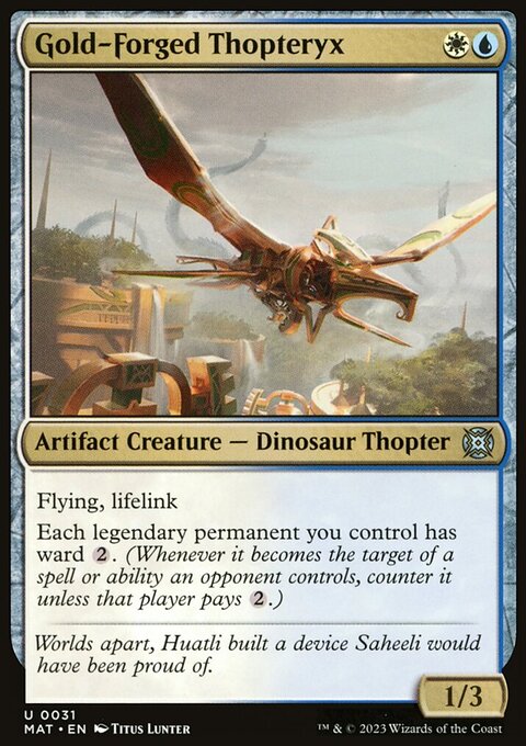 Gold-Forged Thopteryx [March of the Machine: The Aftermath]