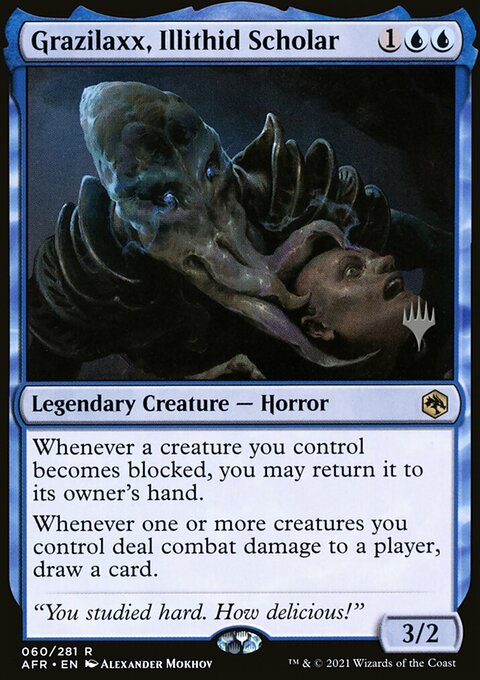 Grazilaxx, Illithid Scholar (Promo Pack) [Dungeons & Dragons: Adventures in the Forgotten Realms Promos]