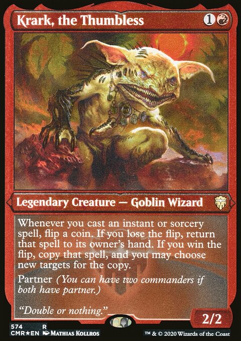 Krark, the Thumbless (Etched) [Commander Legends]