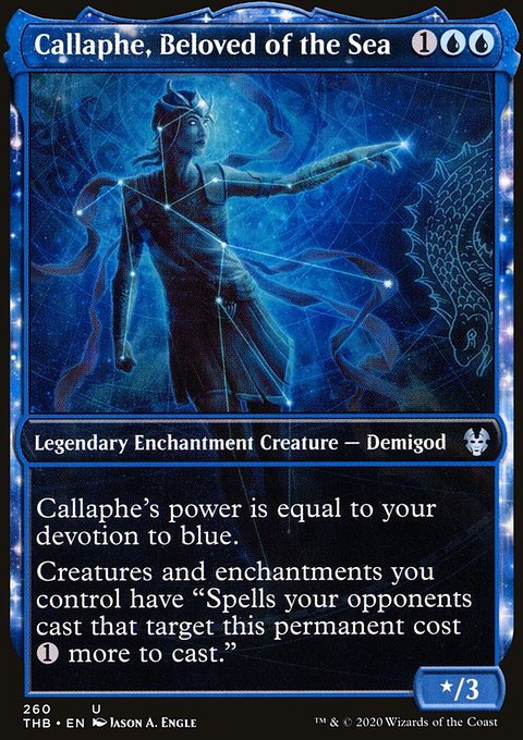 Callaphe, Beloved of the Sea (Showcase) [Theros Beyond Death]
