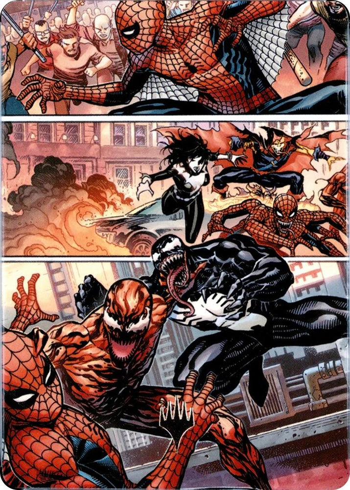 Maximum Carnage Art Card (Gold-Stamped Planeswalker Symbol) [Marvel's Spider-Man Art Series]