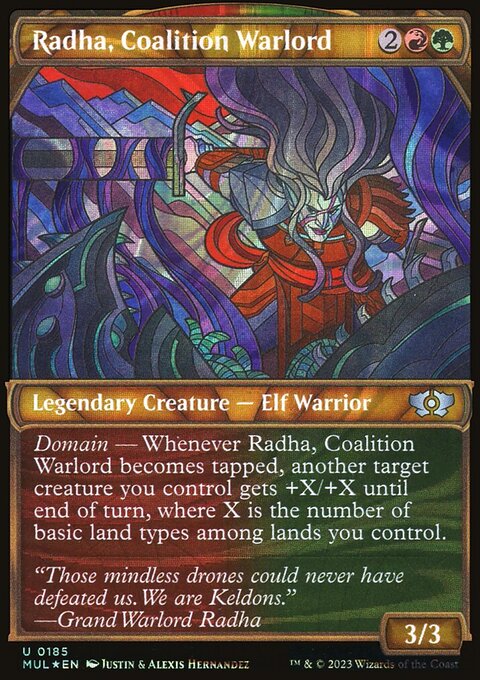 Radha, Coalition Warlord (Halo Foil) [Multiverse Legends]