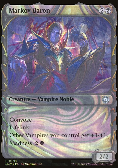 Markov Baron (Showcase Halo Foil) [March of the Machine: The Aftermath]
